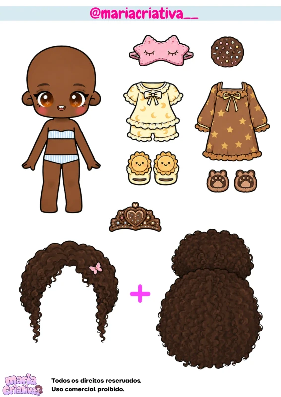 Fairy paper doll from the collection